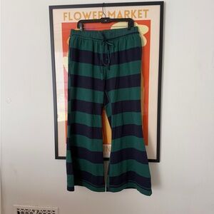 Free People flared striped lounge pants